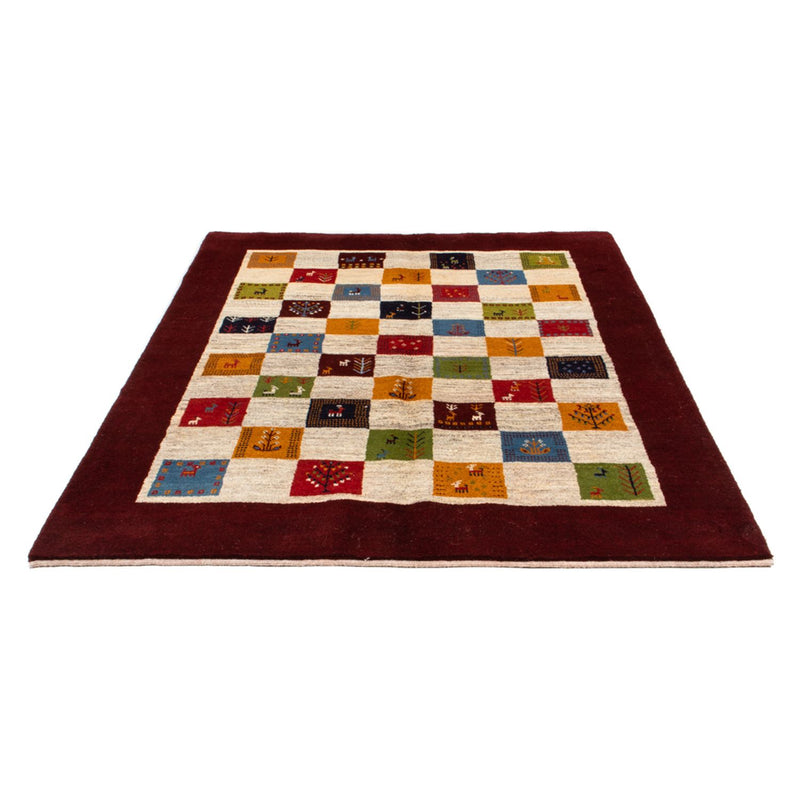 Alfombra Gabbeh - Persa - 197 x 155 cm - multicolor