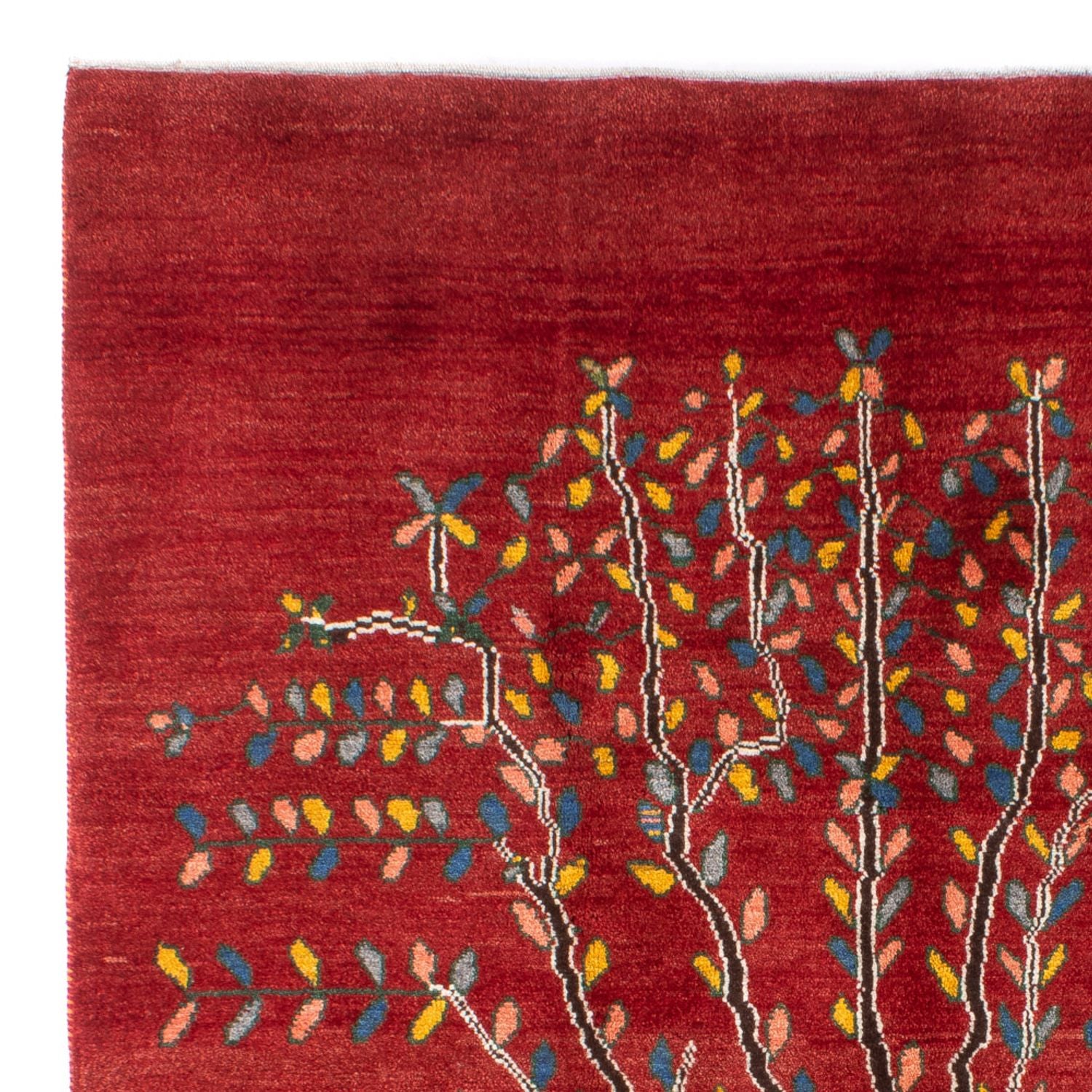 Alfombra Gabbeh - Persa - 204 x 150 cm - rojo