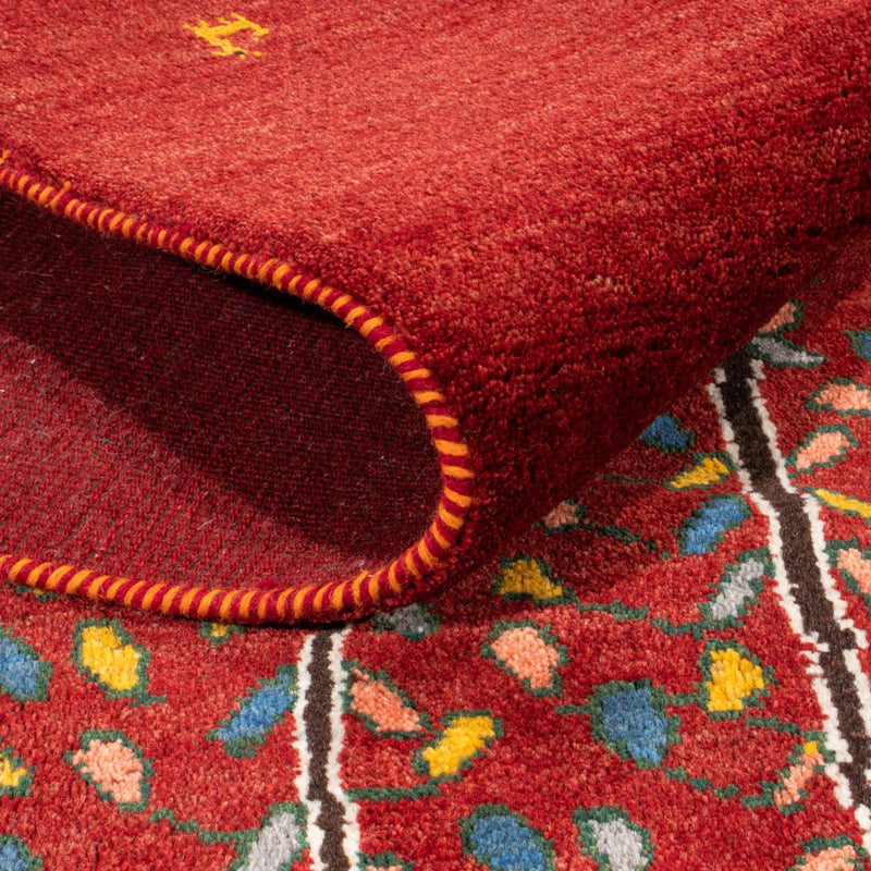 Alfombra Gabbeh - Persa - 204 x 150 cm - rojo