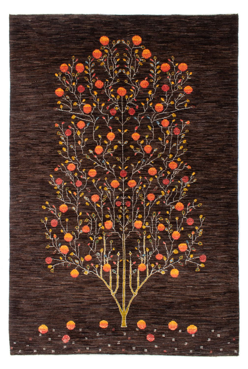 Alfombra Gabbeh - Loribaft Persa - 260 x 172 cm - marrón