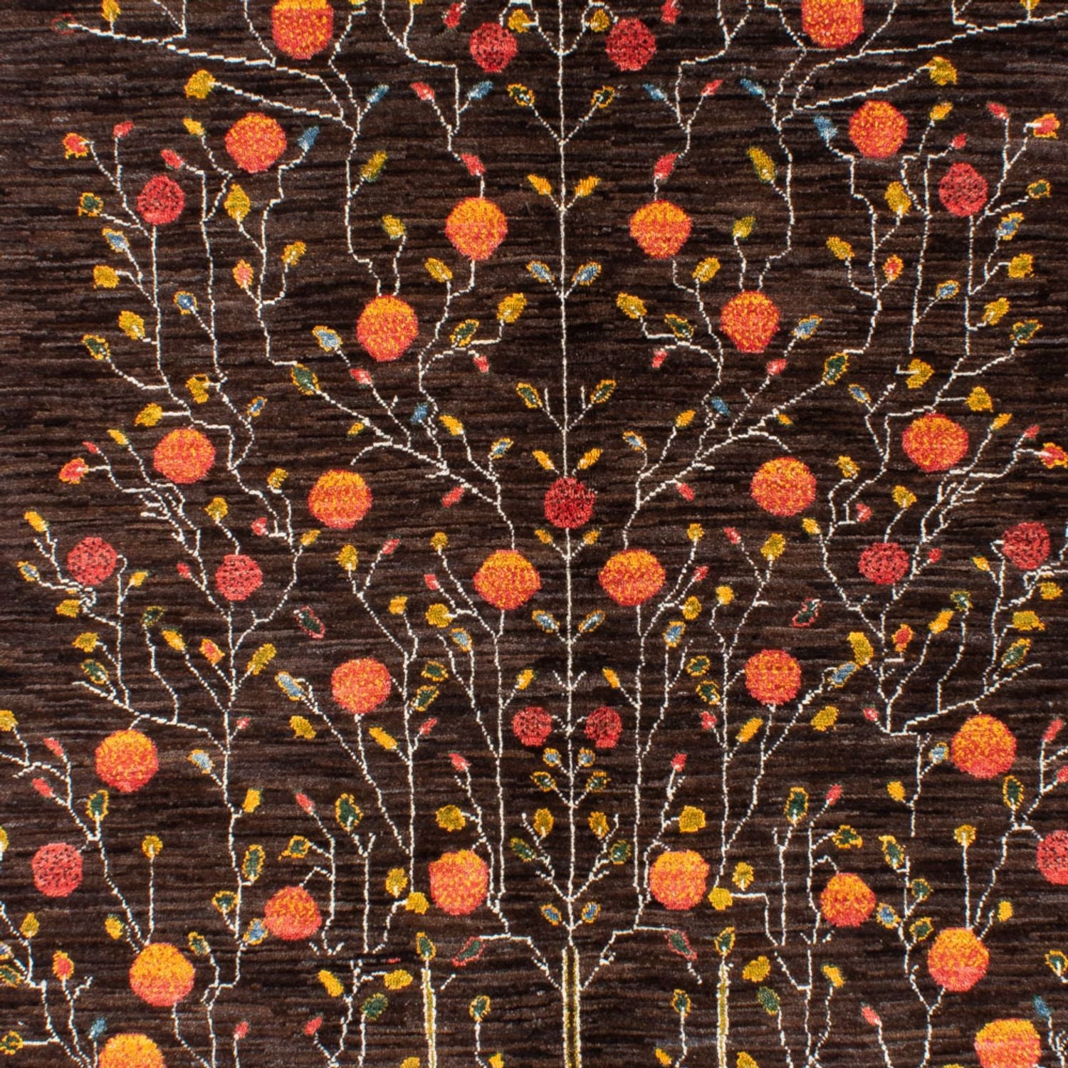 Alfombra Gabbeh - Loribaft Persa - 260 x 172 cm - marrón