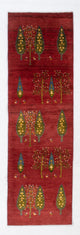 Gabbeh persa Alfombra 240x70cm - Perserteppich Wollteppich
