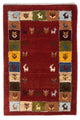 Gabbeh persa Alfombra 61x88cm - Perserteppich Wollteppich