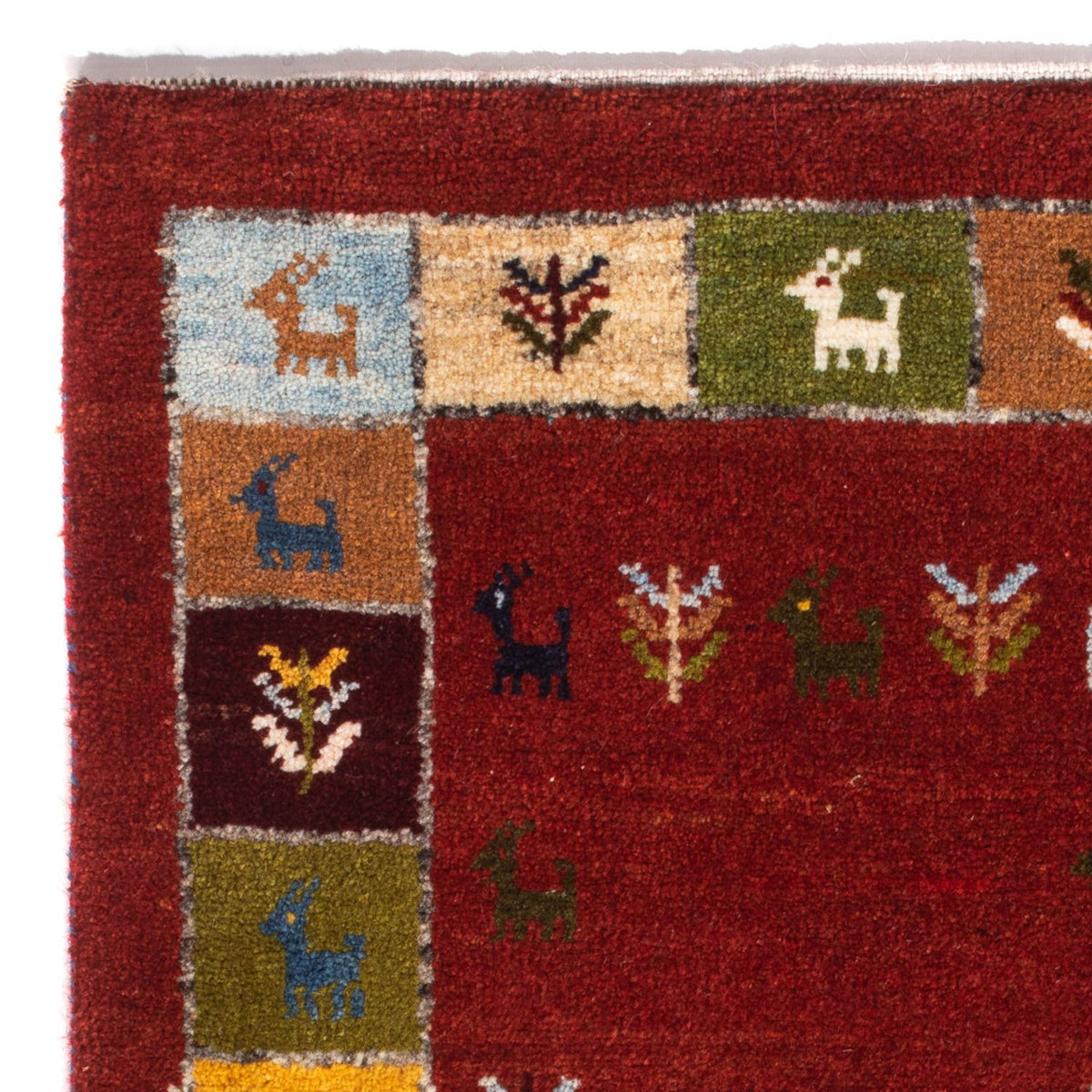 Gabbeh persa Alfombra 61x88cm - Perserteppich Wollteppich