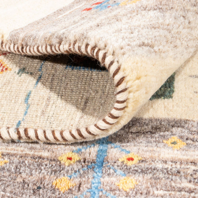 Alfombra Gabbeh - Persa - 187 x 148 cm - natural