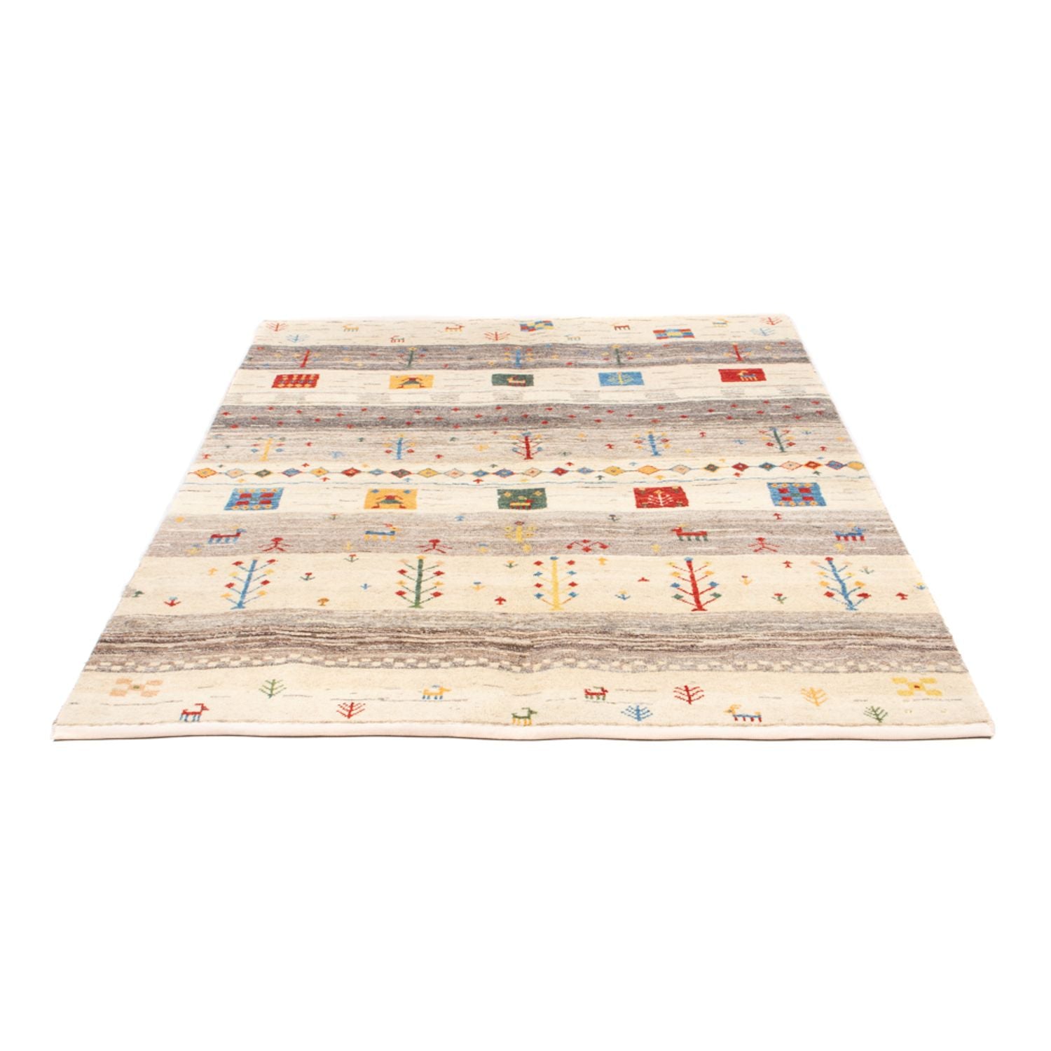 Alfombra Gabbeh - Persa - 187 x 148 cm - natural