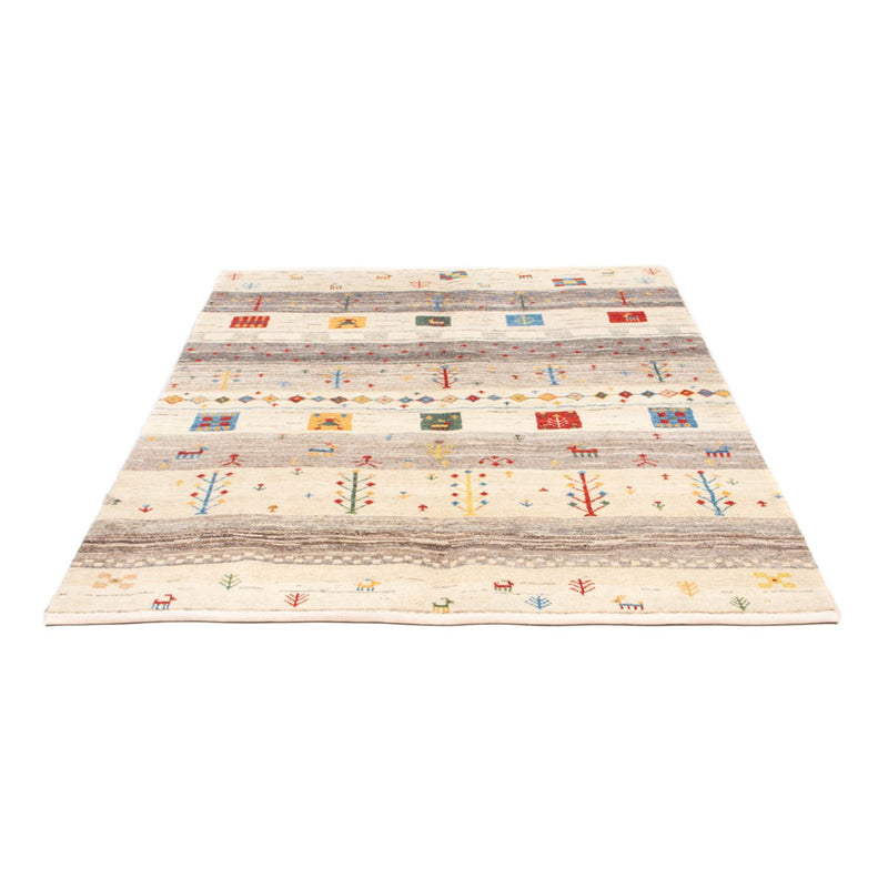 Alfombra Gabbeh - Persa - 187 x 148 cm - natural
