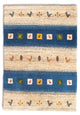 Gabbeh persa Alfombra 85x123cm - Perserteppich Wollteppich
