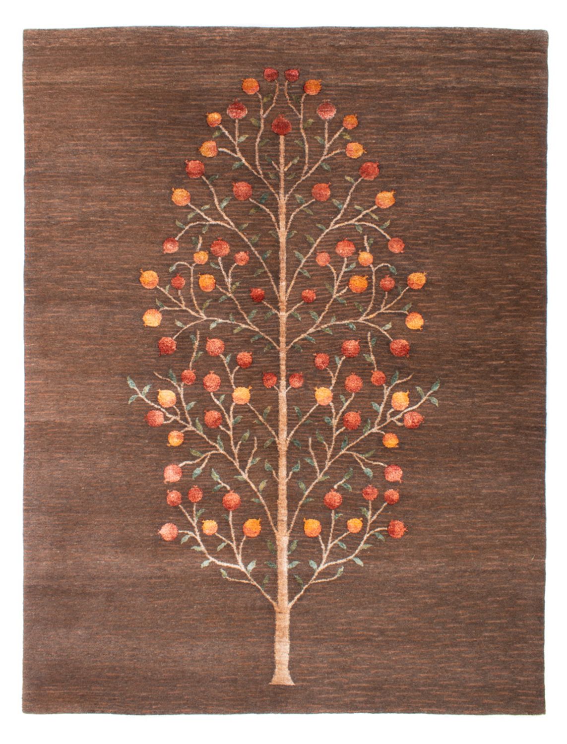 Alfombra de diseño - 249 x 187 cm - marrón