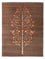 Alfombra de diseño - 249 x 187 cm - marrón
