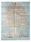 Alfombra de diseño - 253 x 184 cm - turquesa