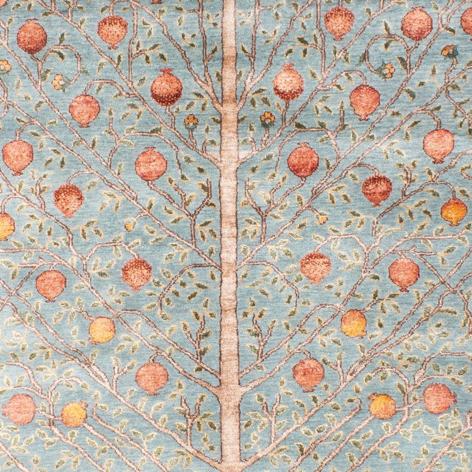 Alfombra de diseño - 253 x 184 cm - turquesa