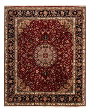 Alfombra Persa - Tabriz - Real - 302 x 250 cm - rojo