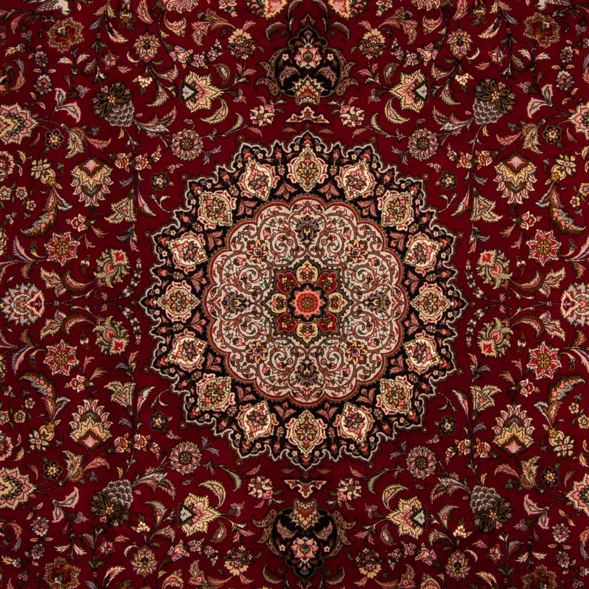 Alfombra Persa - Tabriz - Real - 302 x 250 cm - rojo