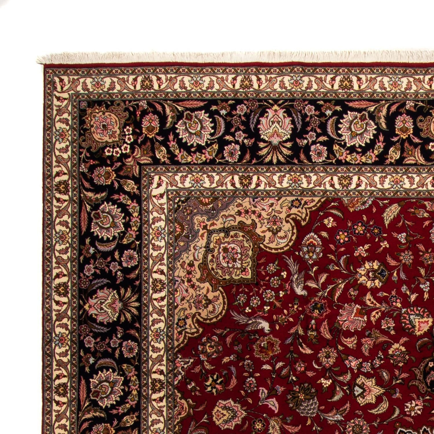 Alfombra Persa - Tabriz - Real - 302 x 250 cm - rojo