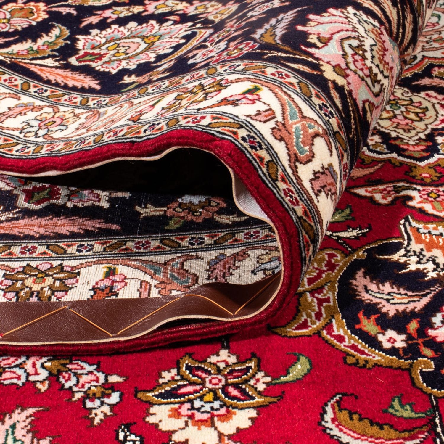 Alfombra Persa - Tabriz - Real - 302 x 250 cm - rojo