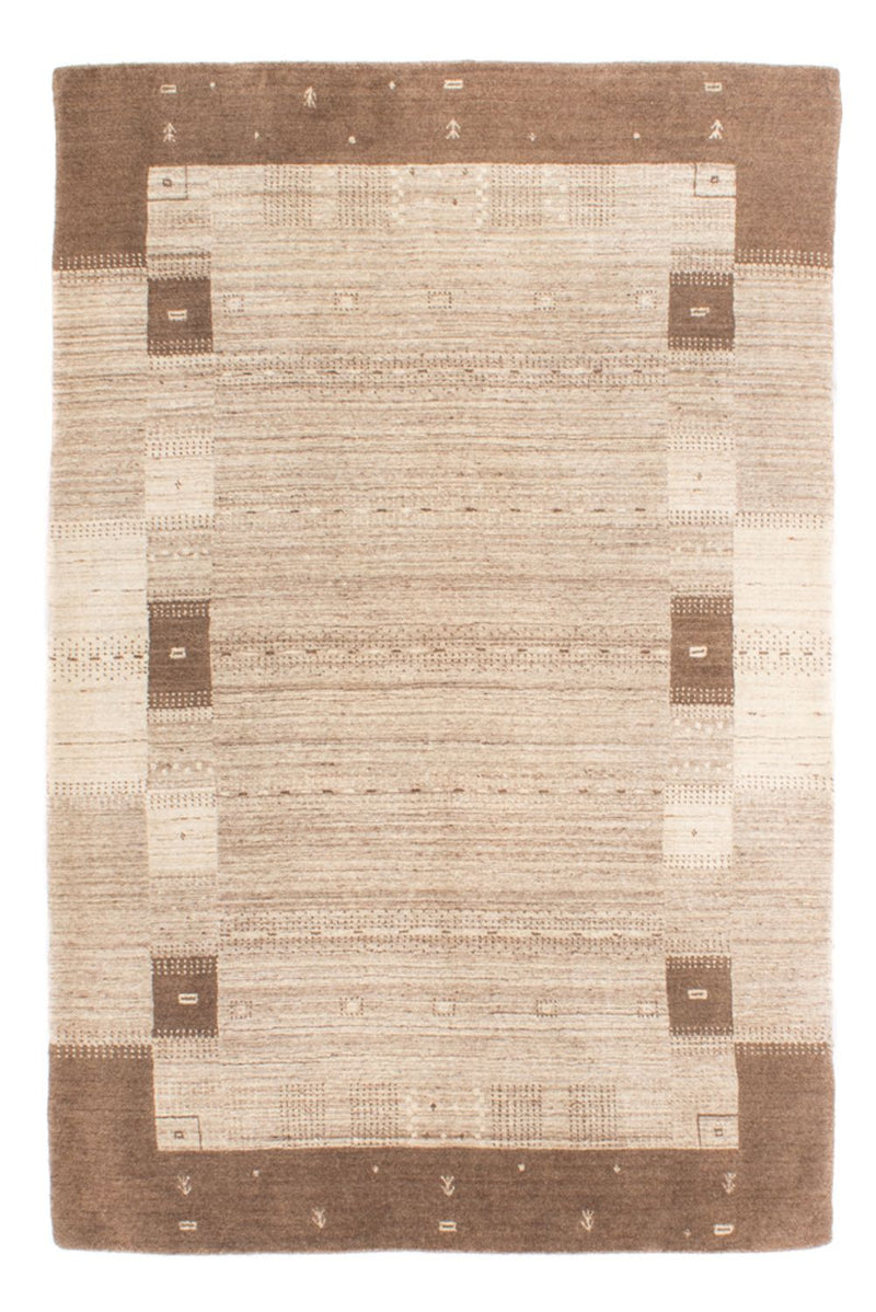 Alfombra Gabbeh - Loribaft Softy - 198 x 126 cm - beige