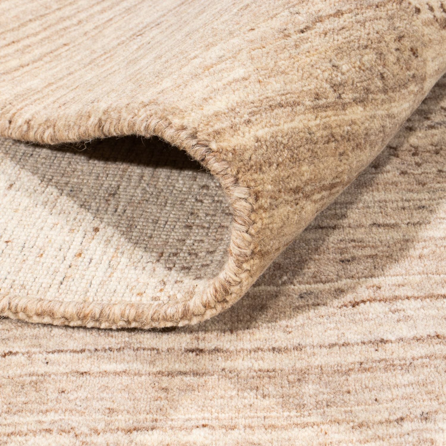 Alfombra Gabbeh - Loribaft Softy - 198 x 126 cm - beige