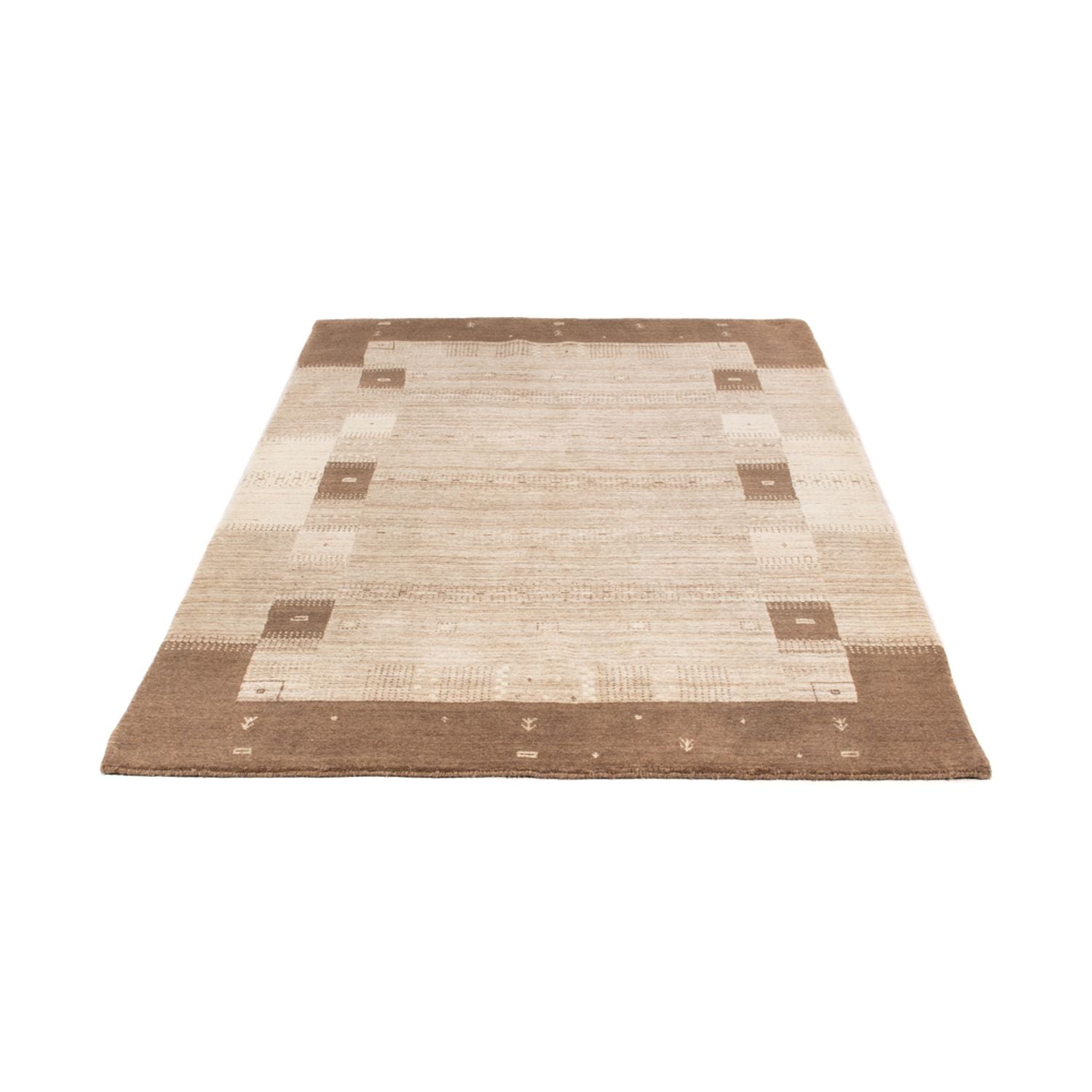 Alfombra Gabbeh - Loribaft Softy - 198 x 126 cm - beige