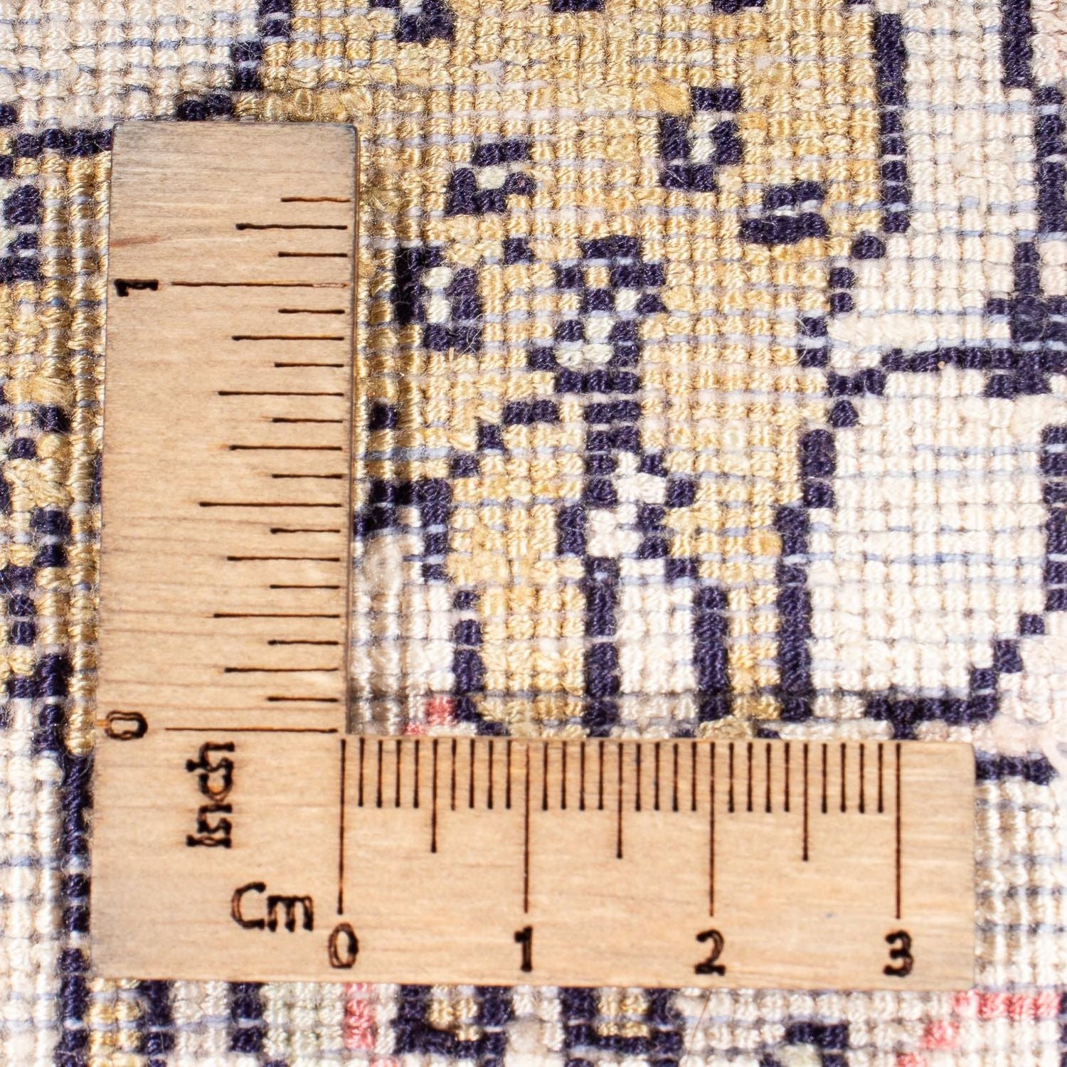 Alfombra de seda - Seda de Cachemira - 215 x 133 cm - azul oscuro
