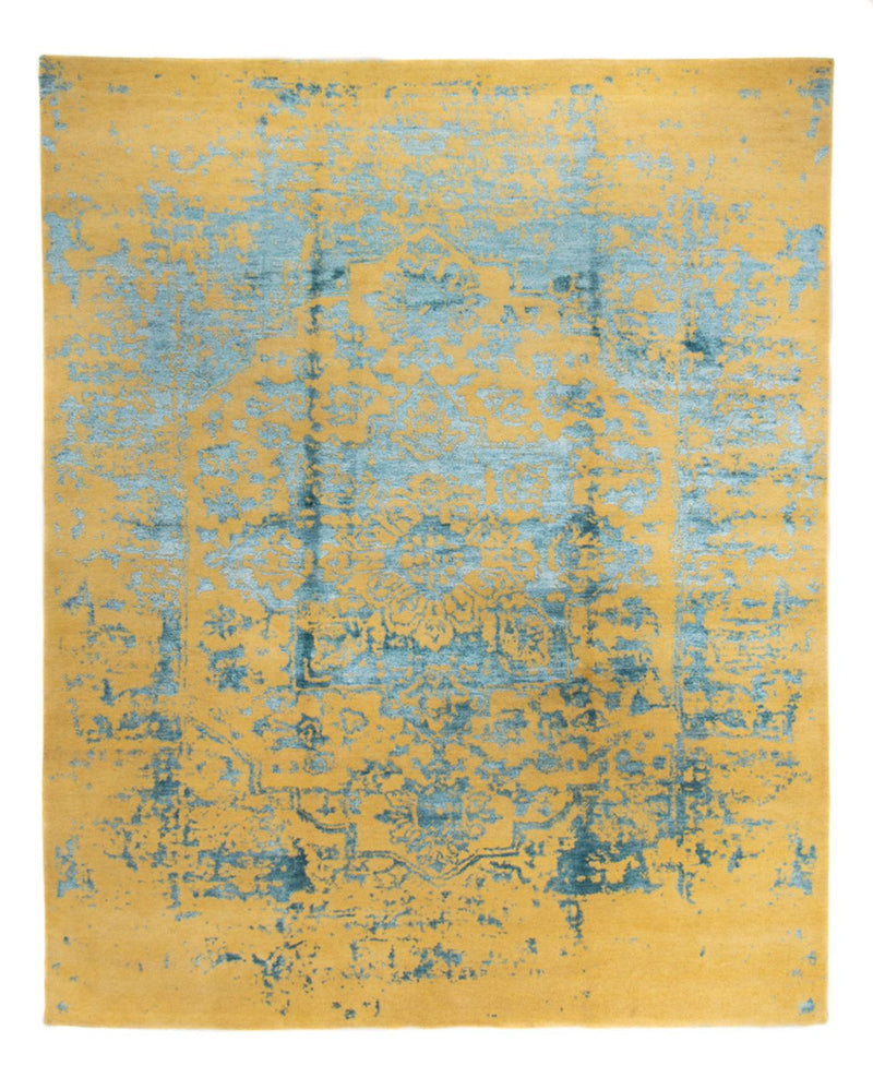 Alfombra de diseño - 305 x 251 cm - turquesa
