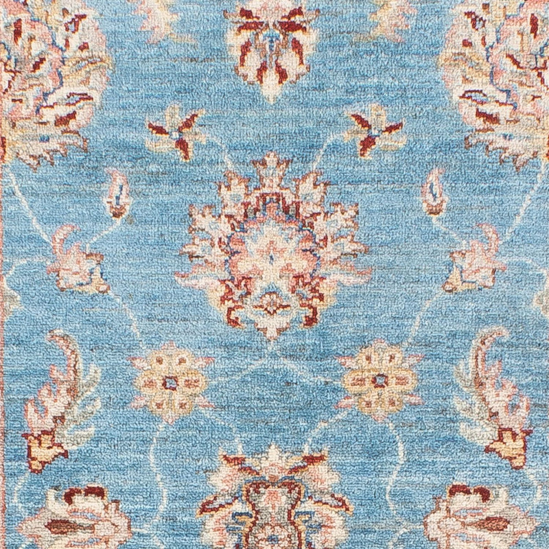 Alfombra de pasillo Alfombra Ziegler - 201 x 82 cm - turquesa