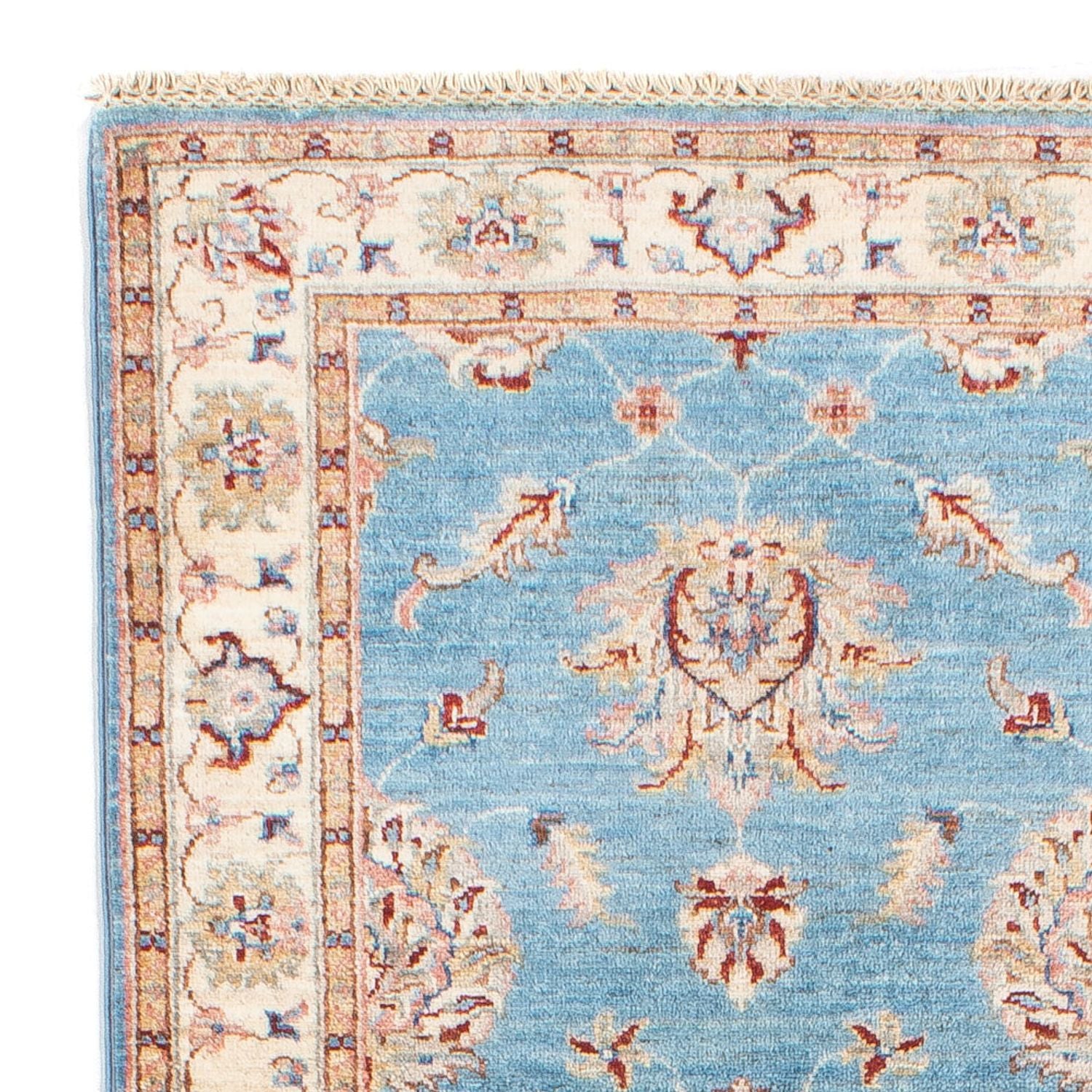 Alfombra de pasillo Alfombra Ziegler - 201 x 82 cm - turquesa