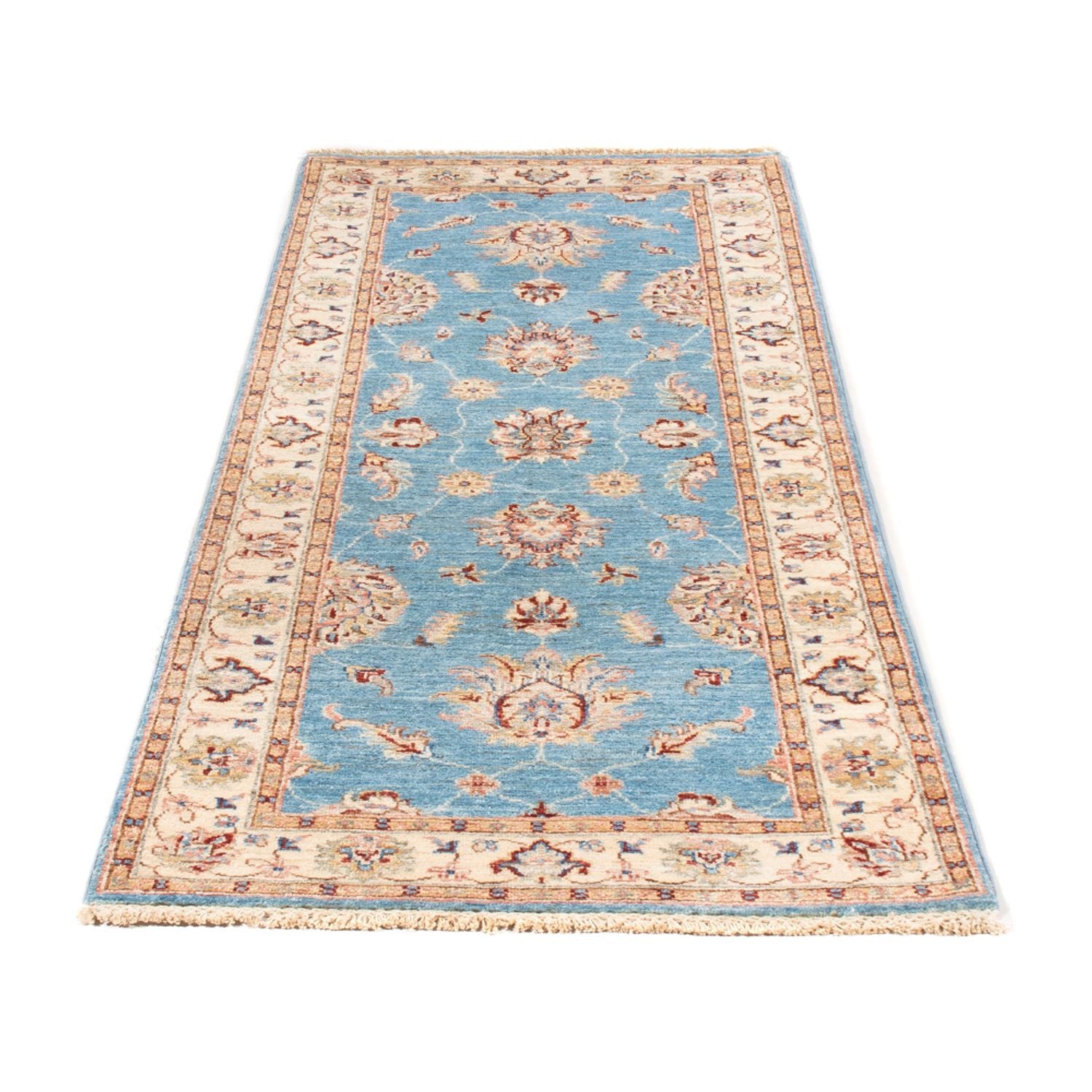Alfombra de pasillo Alfombra Ziegler - 201 x 82 cm - turquesa