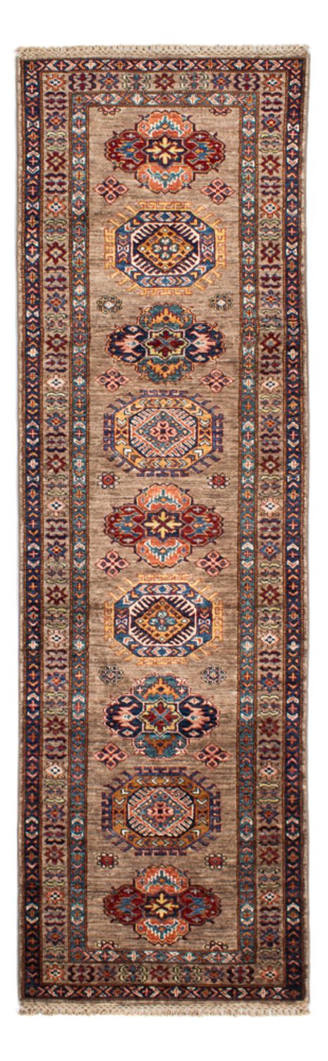 Alfombra de pasillo Alfombra Ziegler - Kazak - 254 x 79 cm - natural