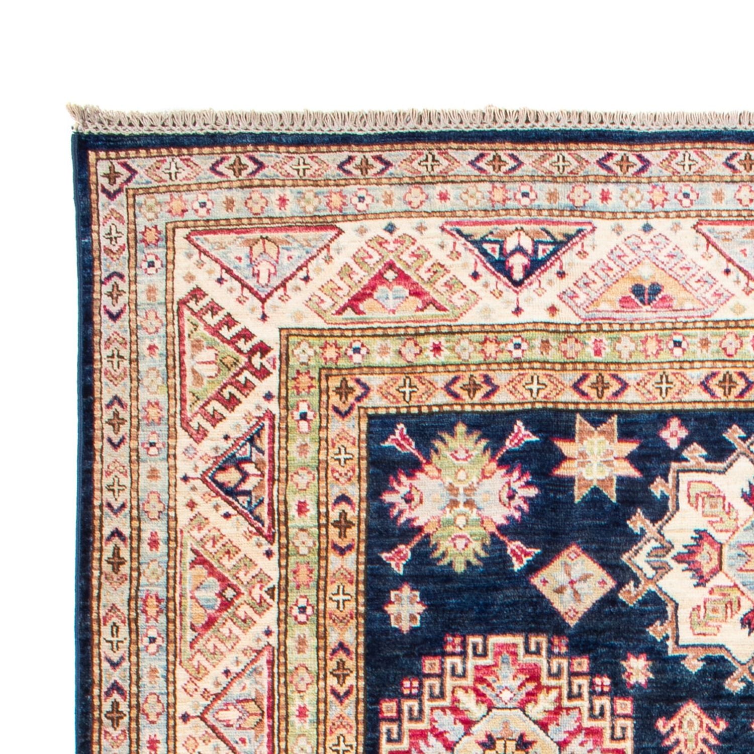 Alfombra Ziegler - Kazak - 245 x 168 cm - azul oscuro