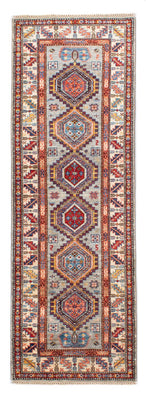 Alfombra de pasillo Alfombra Ziegler - Kazak - 228 x 74 cm - azul claro
