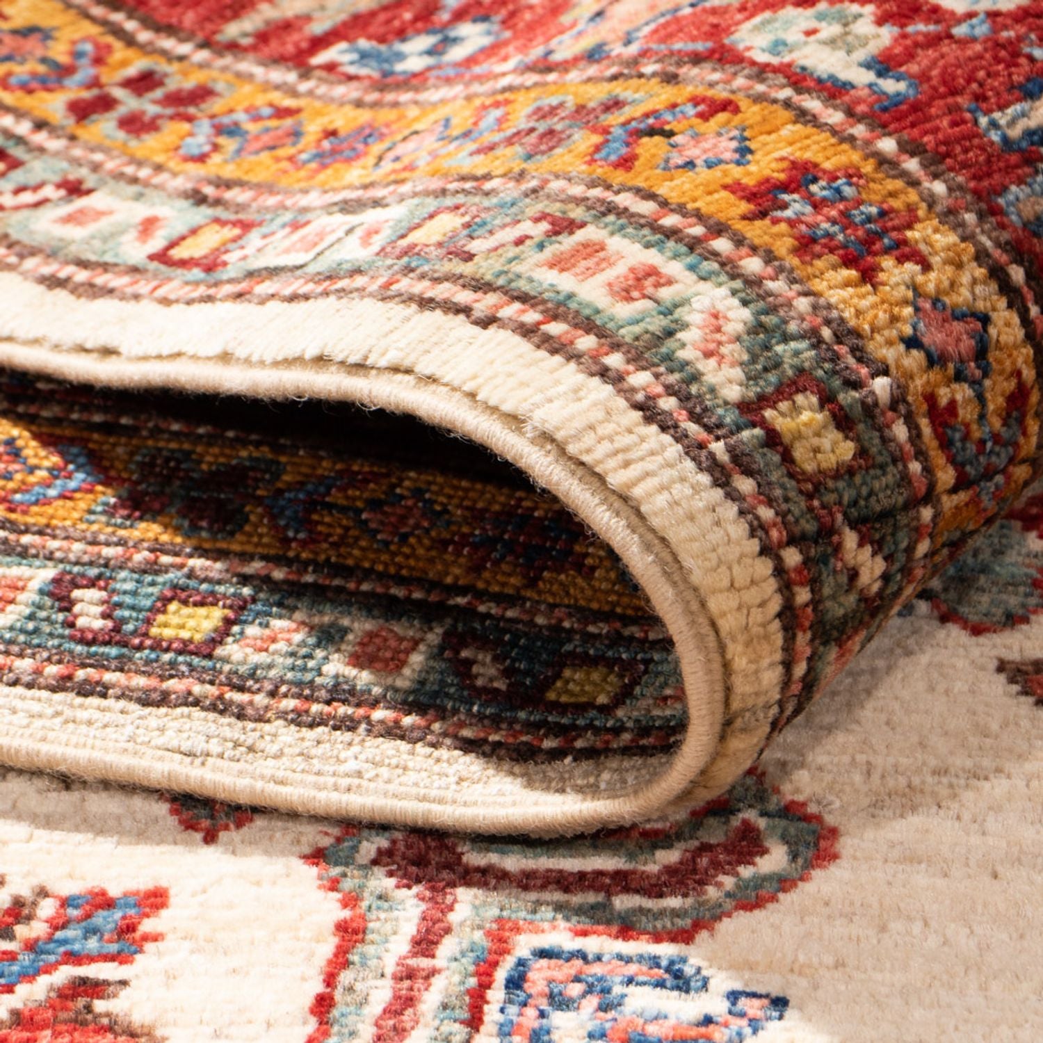 Alfombra Ziegler - Kazak - 157 x 99 cm - crema