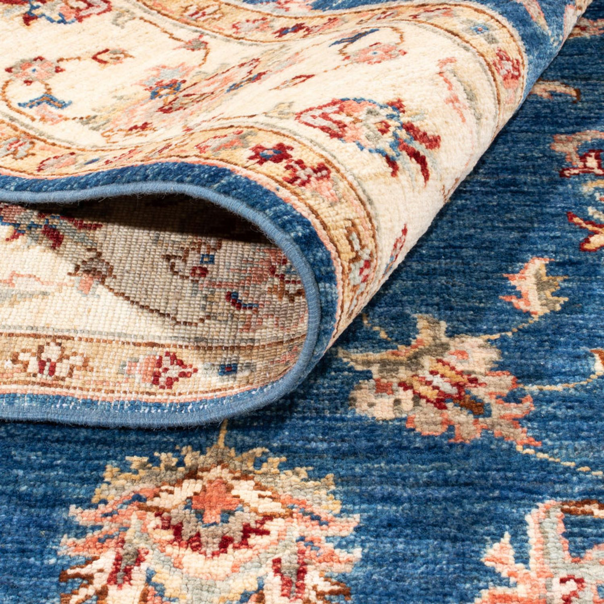 Alfombra Ziegler - 201 x 152 cm - azul