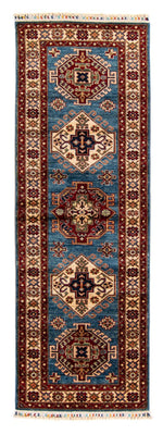 Alfombra de pasillo Alfombra Ziegler - Kazak - 216 x 77 cm - turquesa