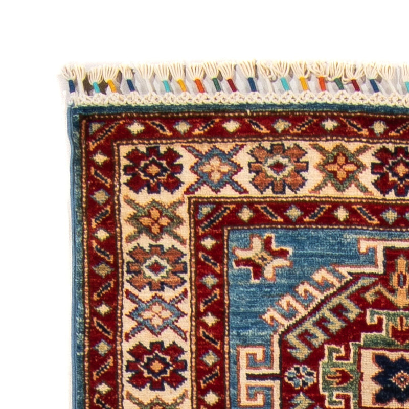 Alfombra de pasillo Alfombra Ziegler - Kazak - 216 x 77 cm - turquesa