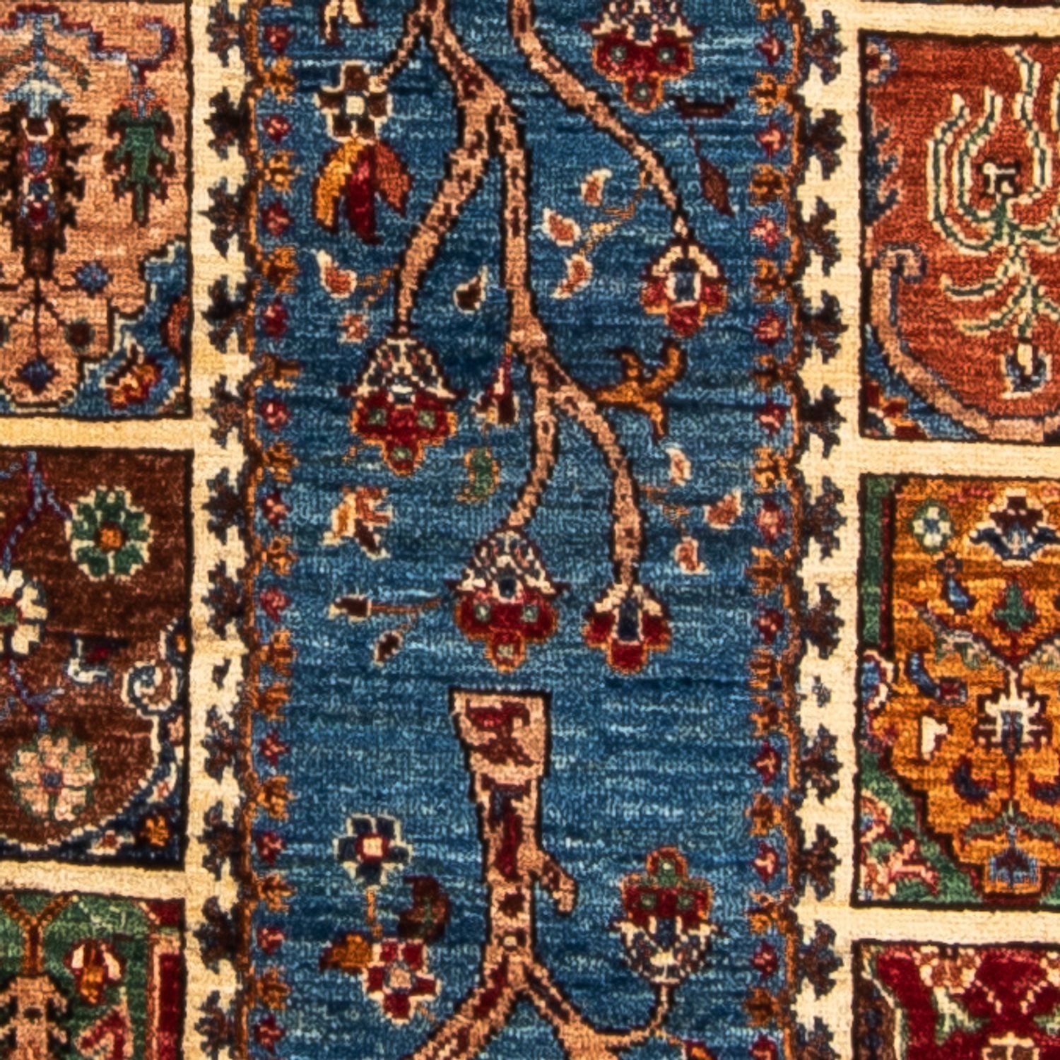 Alfombra de pasillo Alfombra Ziegler - Bakhtiari - 313 x 73 cm - multicolor