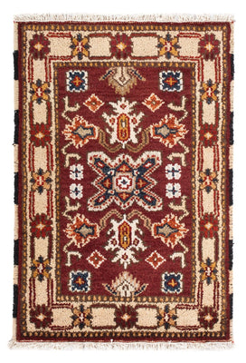 Alfombra oriental - 94 x 64 cm - rojo