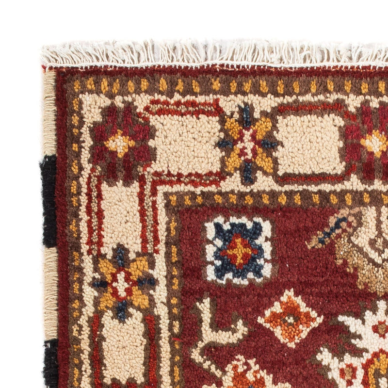 Alfombra oriental - 94 x 64 cm - rojo
