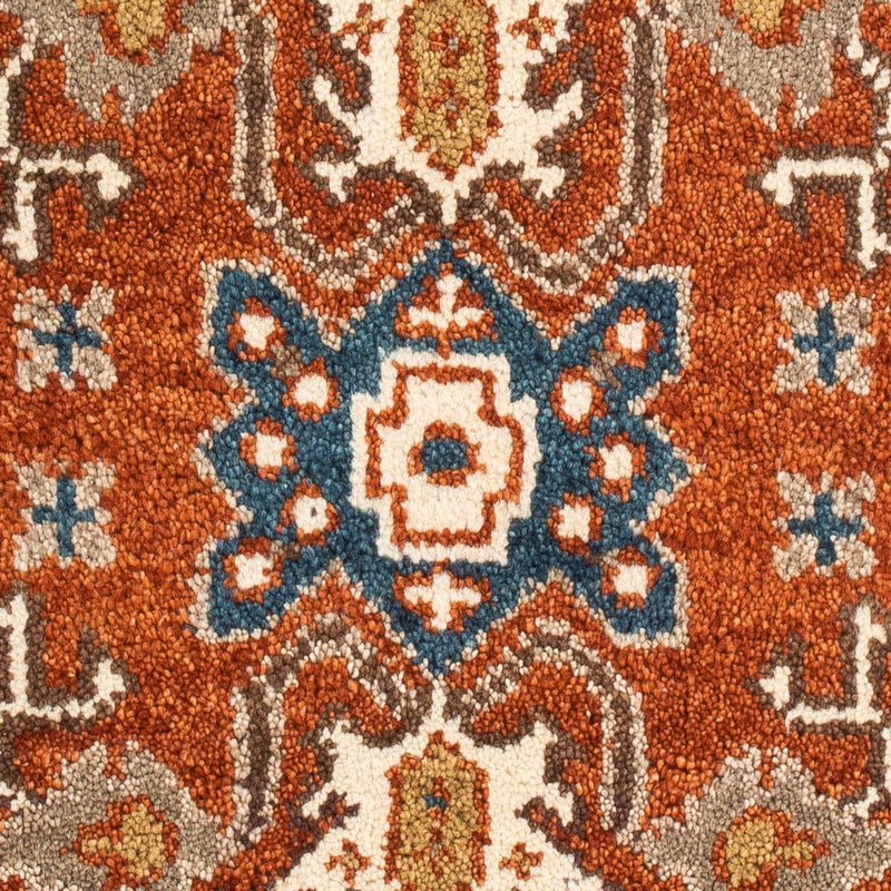 Alfombra oriental - 93 x 63 cm - óxido