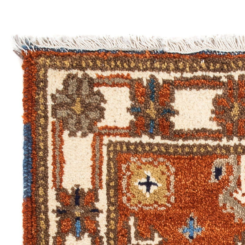 Alfombra oriental - 93 x 63 cm - óxido