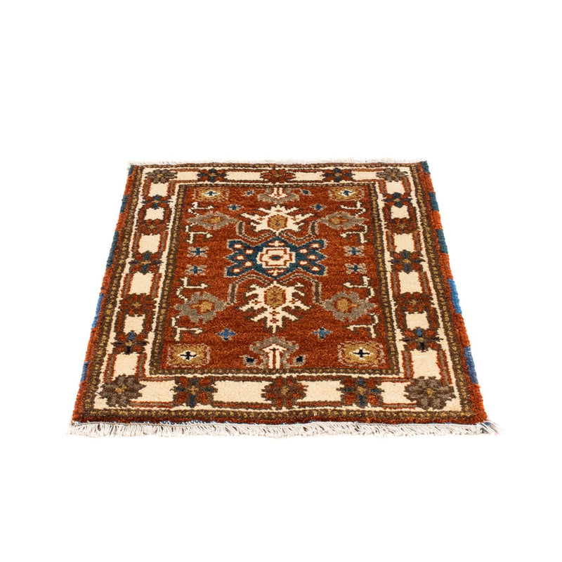 Alfombra oriental - 93 x 63 cm - óxido