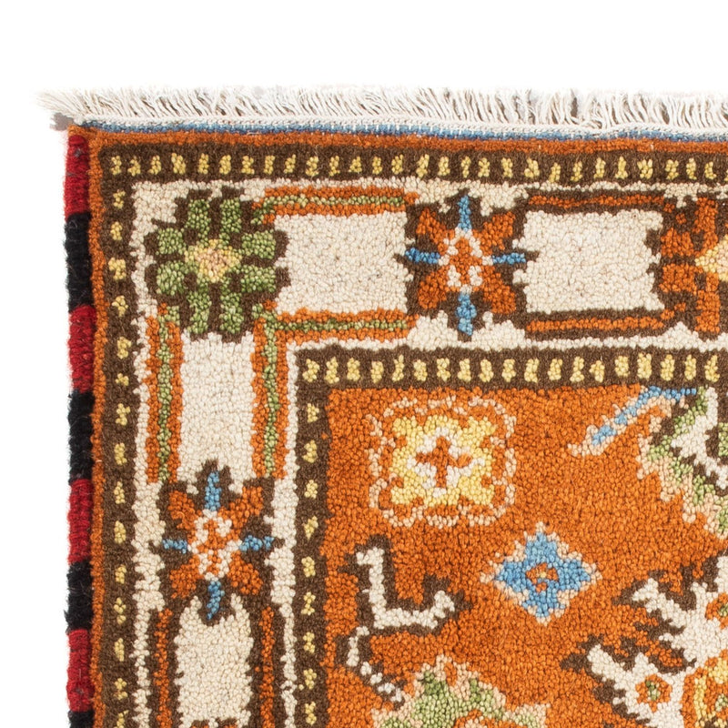 Alfombra oriental - 92 x 62 cm - naranja