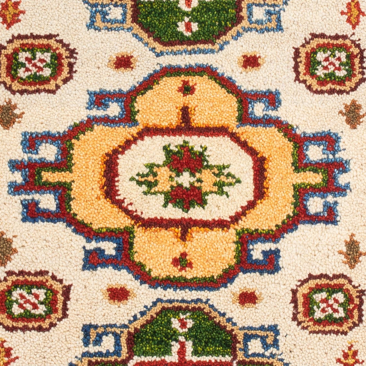 Alfombra oriental - 91 x 63 cm - beige