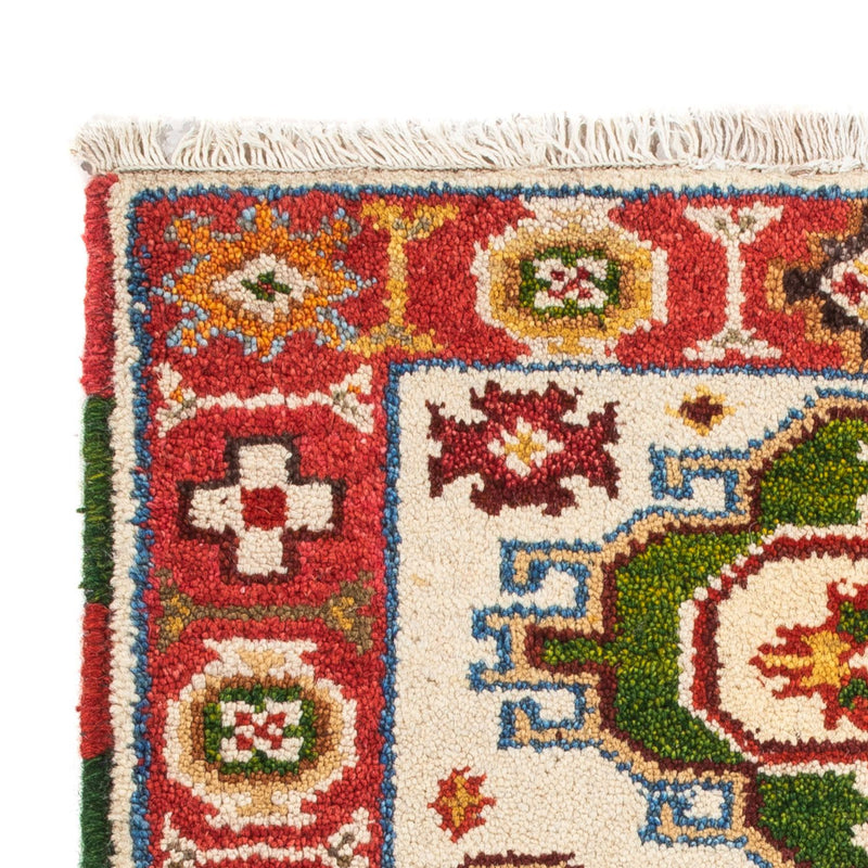 Alfombra oriental - 91 x 63 cm - beige