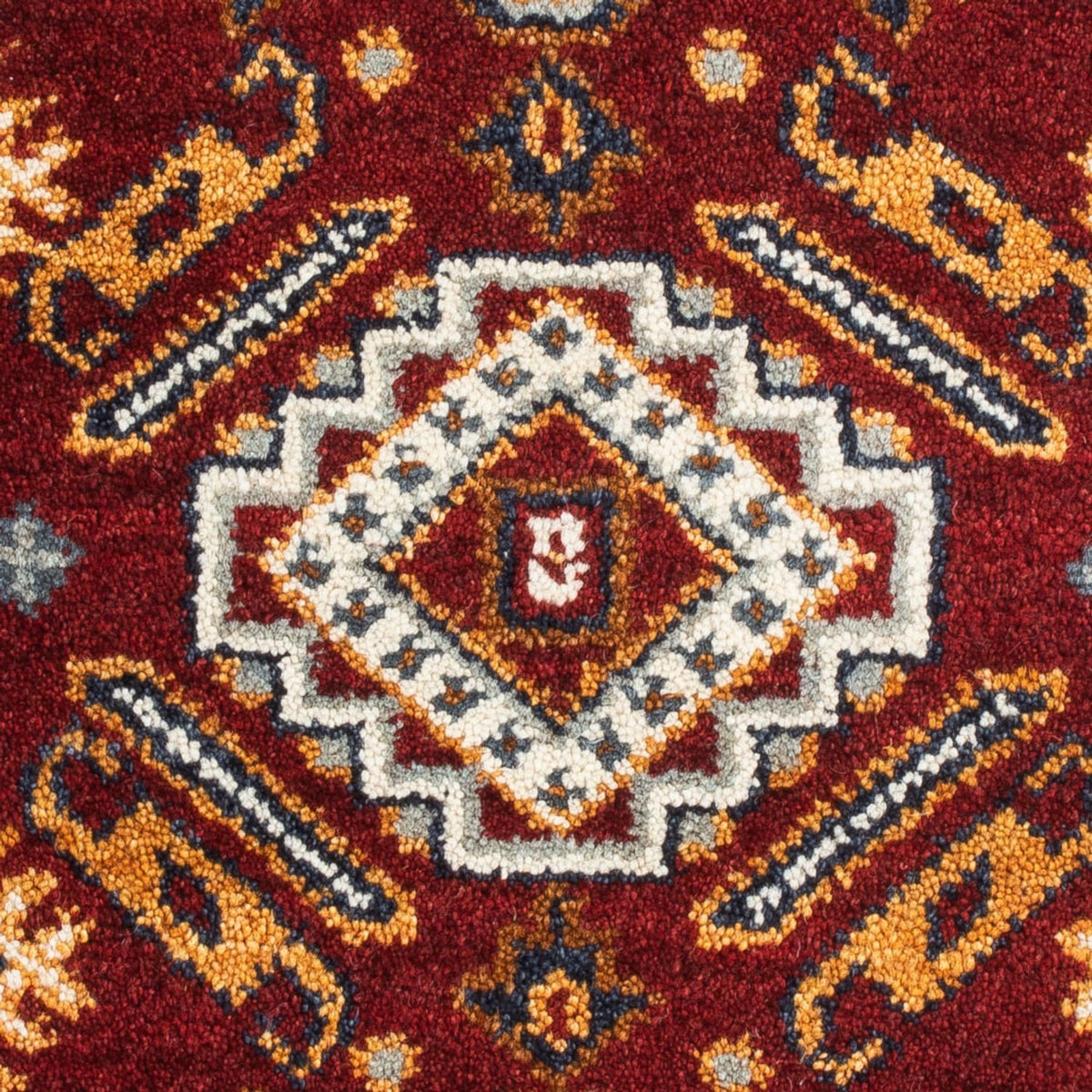 Alfombra oriental - 91 x 62 cm - rojo