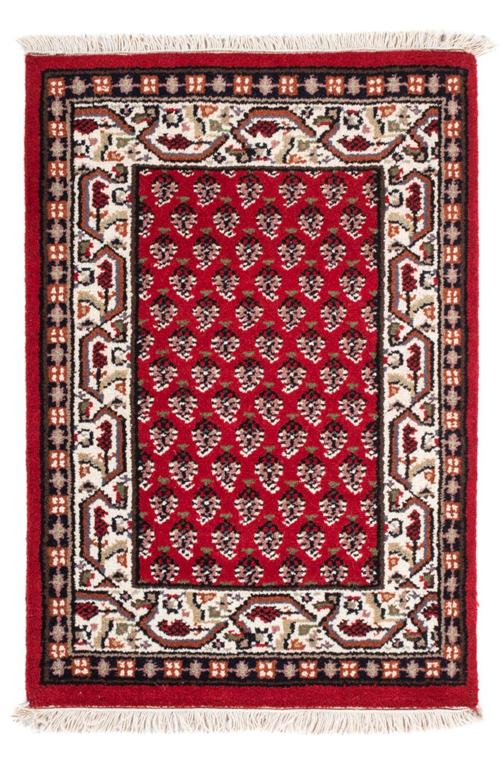 Alfombra oriental - Mir - Indus - 90 x 60 cm - rojo