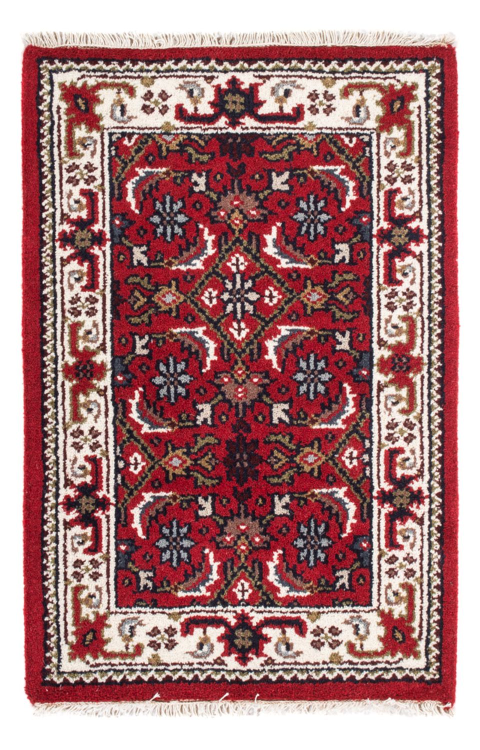 Alfombra oriental - Bidjar - Indus - 90 x 60 cm - rojo