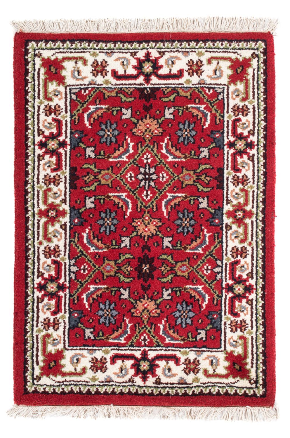 Alfombra oriental - Bidjar - Indus - 90 x 60 cm - rojo