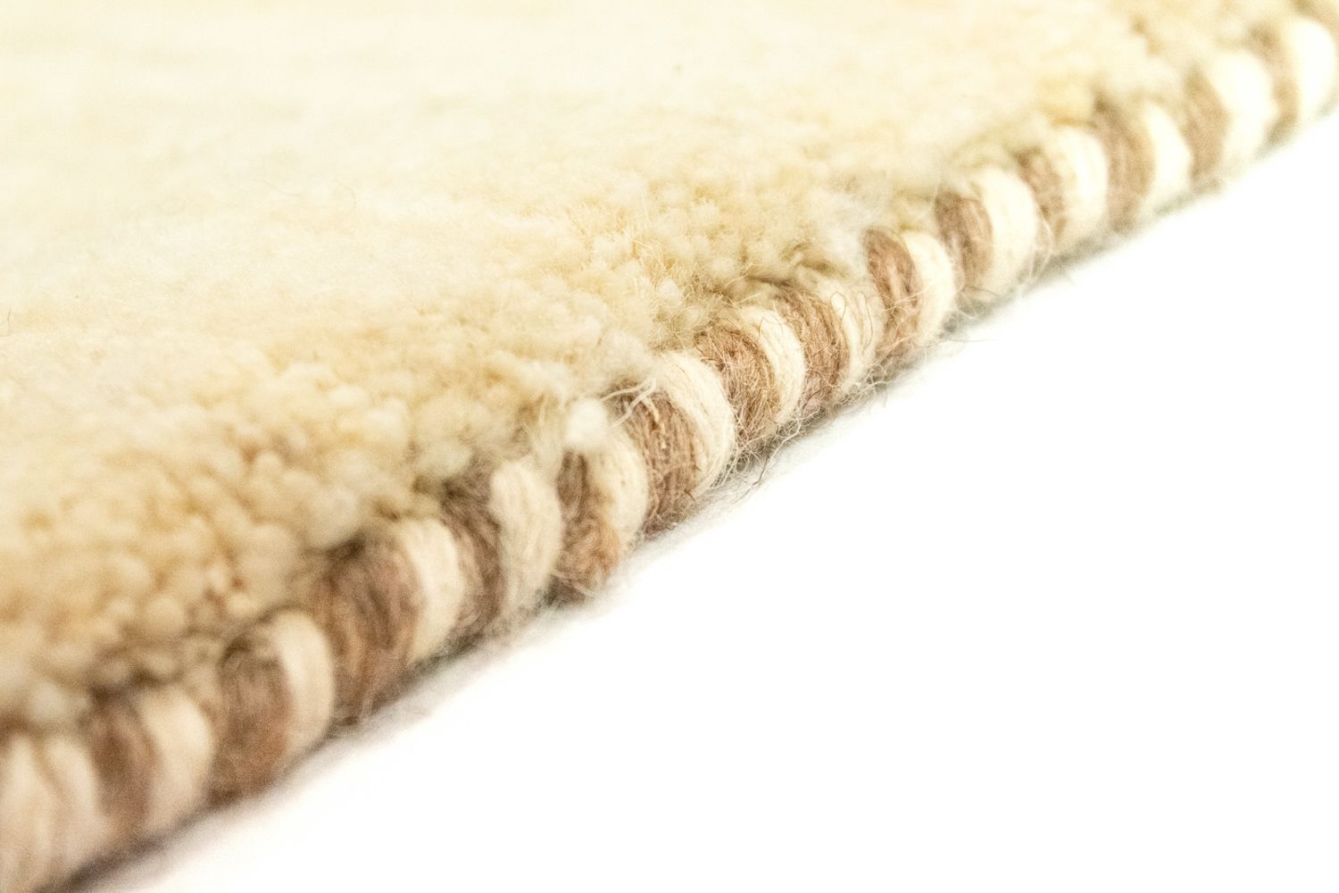 Alfombra de pasillo Alfombra Gabbeh - Persa - 304 x 82 cm - beige