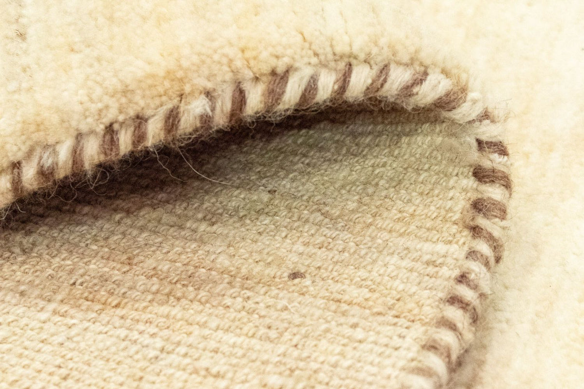 Alfombra de pasillo Alfombra Gabbeh - Persa - 304 x 82 cm - beige